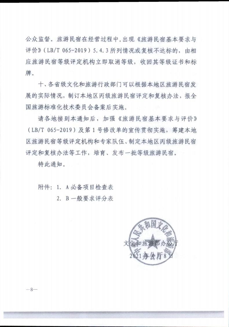 香港三级片
转发文化和旅游部办公厅关于实施《旅游民宿基本要求与评价》（LBT065-2019）及第1号修改单有关工作的通知 (复件)_08.jpg